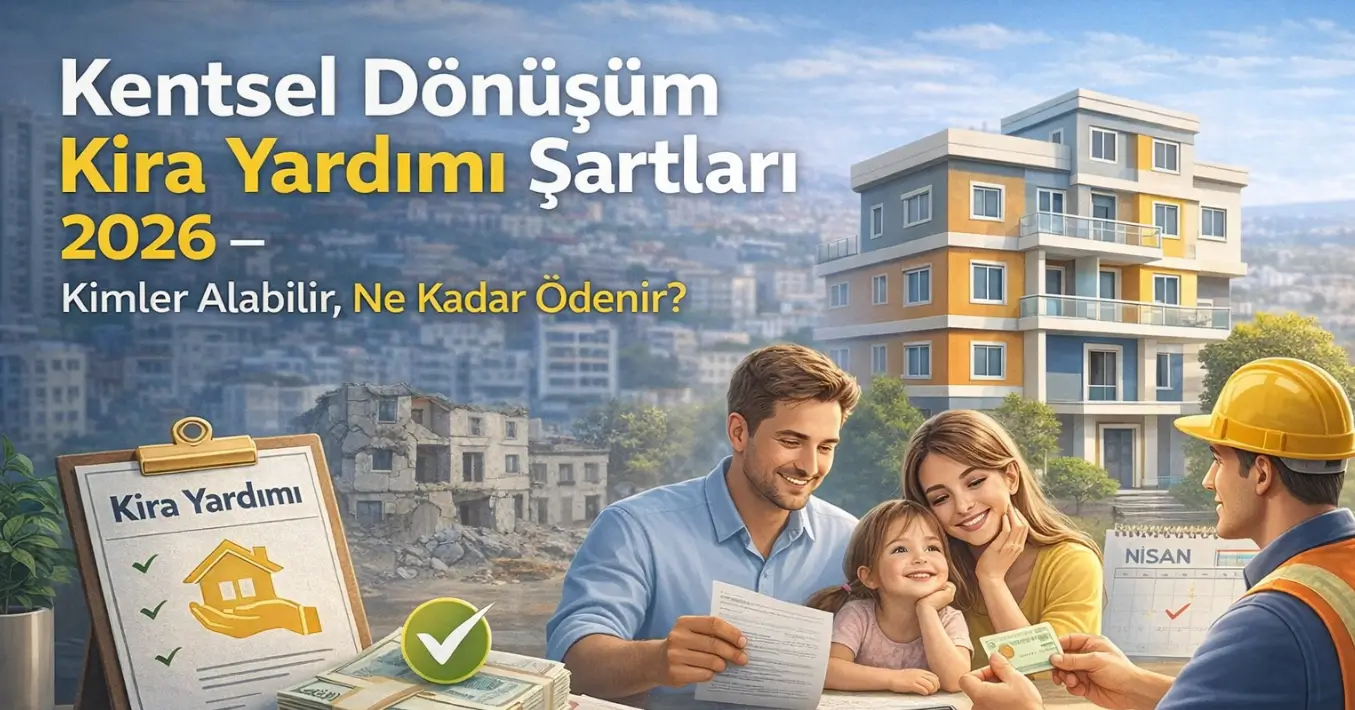 Kentsel Dönüşüm Kira Yardımı Şartları 2026 — Kimler Alabilir, Ne Kadar Ödenir?
